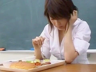 Kinky Teacher Puts Students in Bondage, Drops Giant Dildo on Their Big Tits